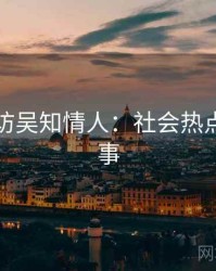 吃瓜专访吴知情人：社会热点幕后故事