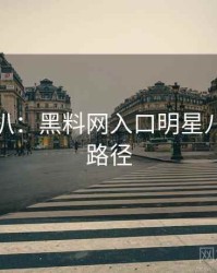 独家深扒：黑料网入口明星八卦传播路径